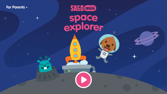 اسکرین شات برنامه Sago Mini Space 1