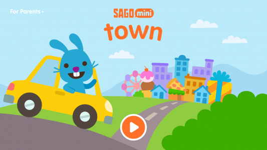 اسکرین شات برنامه Sago Mini Town Builder 1