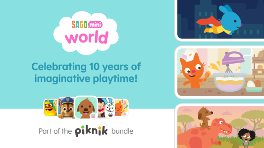 اسکرین شات 1 برنامه Sago Mini World: Kids Games