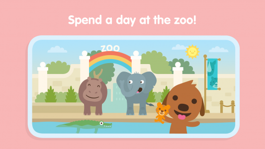 اسکرین شات برنامه Sago Mini Zoo Playset 1