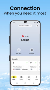اسکرین شات 3 برنامه Saily: An eSIM travel app