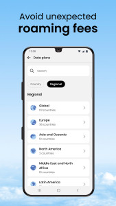 اسکرین شات 5 برنامه Saily: An eSIM travel app