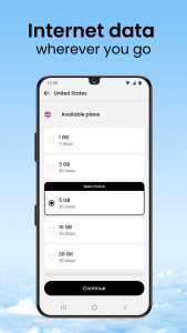 اسکرین شات 2 برنامه Saily: An eSIM travel app