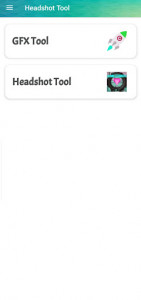 اسکرین شات برنامه Headshot and GFX Tool For FF Sensitivity 1
