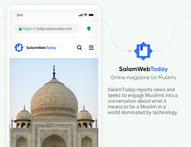 اسکرین شات برنامه SalamWeb: Browser for Muslims, Prayer Time & Qibla 7