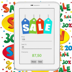 اسکرین شات برنامه Sale price calculator free 5