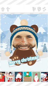 اسکرین شات برنامه Christmas face editor – Create greeting cards 5