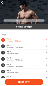 اسکرین شات برنامه Full Body Workout Routine - To 7
