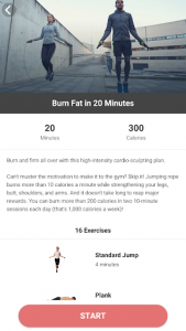 اسکرین شات برنامه Jump Rope Workout Program 2