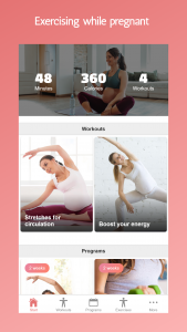 اسکرین شات برنامه Pregnancy Workout Program 1