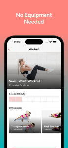 اسکرین شات برنامه Small Waist Workout 4