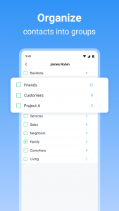 اسکرین شات 5 برنامه SA Contacts Pro