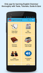 اسکرین شات برنامه English Grammar - Learn & Quiz 1