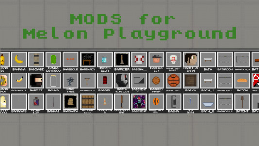 اسکرین شات برنامه Melon Playground Mods 5