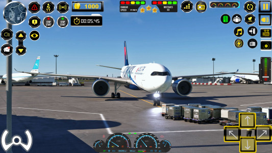 اسکرین شات بازی Airplane Game Flight Simulator 4