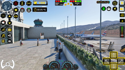 اسکرین شات بازی Airplane Game Flight Simulator 3