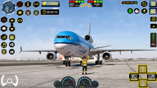 اسکرین شات بازی Airplane Game Flight Simulator 1