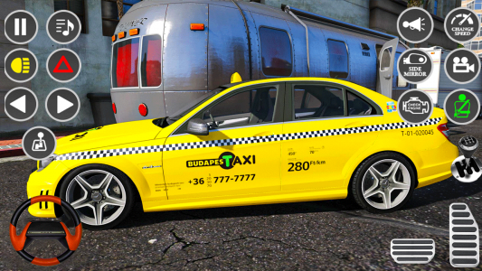 اسکرین شات بازی US Prado Car Taxi Simulator 3D 6