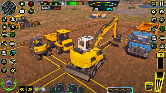 اسکرین شات 3 بازی Real JCB Construction Games 3d