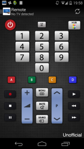 اسکرین شات 2 برنامه Remote for Samsung TV