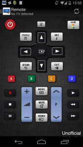اسکرین شات 1 برنامه Remote for Samsung TV