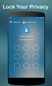 اسکرین شات برنامه Lock apps - Pattern lock & Password 1