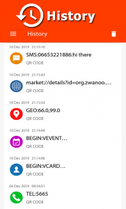 اسکرین شات برنامه Barcode & QR code reader 4