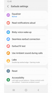 اسکرین شات برنامه Galaxy Buds2 Manager 2