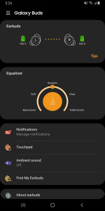 اسکرین شات 1 برنامه Galaxy Buds Manager