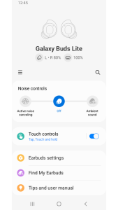 اسکرین شات 1 برنامه Galaxy Buds FE Manager