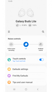 اسکرین شات برنامه Galaxy Buds FE Manager 1