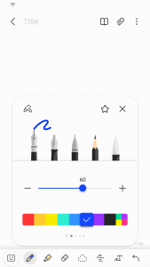 اسکرین شات برنامه Samsung Notes 3