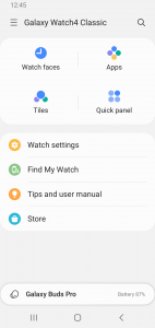 اسکرین شات 2 برنامه Galaxy Wearable