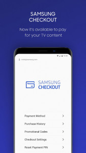 اسکرین شات برنامه Samsung Checkout 2