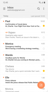 اسکرین شات برنامه Samsung Email 2