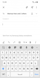 اسکرین شات برنامه Samsung Email 4