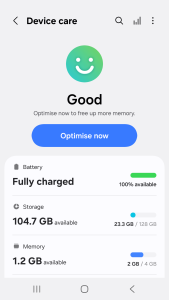 اسکرین شات 1 برنامه Device Care