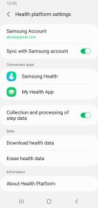 اسکرین شات 2 برنامه Health Platform