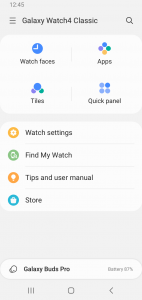 اسکرین شات 2 برنامه Galaxy Watch Manager