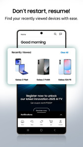 اسکرین شات 4 برنامه Samsung Shop : Meet the New AI