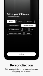 اسکرین شات 5 برنامه Shop Samsung