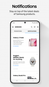 اسکرین شات برنامه Shop Samsung 5