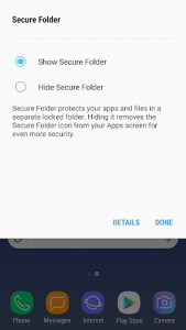 اسکرین شات برنامه Secure Folder 3
