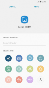 اسکرین شات برنامه Secure Folder 4