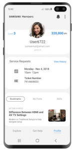 اسکرین شات برنامه Samsung Members v1 3