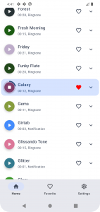 اسکرین شات 2 برنامه Phone Ringtones - Stock Tone