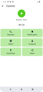 اسکرین شات 6 برنامه Phone Ringtones - Stock Tone