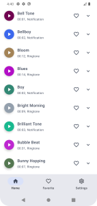 اسکرین شات 1 برنامه Phone Ringtones - Stock Tone
