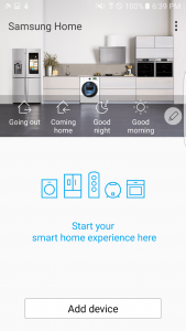 اسکرین شات برنامه Samsung Smart Home 1