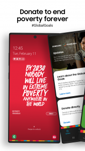 اسکرین شات 1 برنامه Samsung Global Goals